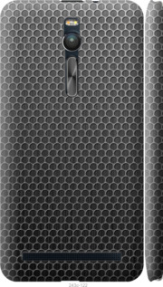 Чехол на Asus Zenfone 2 ZE551ML Ячейки 243m-122 (Черный)