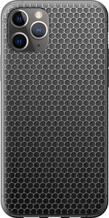 Чохол на iPhone 11 Pro Max Ячейки 243t-1723 (Чорний)