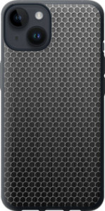 Чехол на iPhone 14 Ячейки 243u-2648 (Черный)