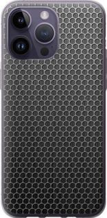 Чохол на iPhone 14 Pro Max Ячейки 243u-2667 (Чорний)