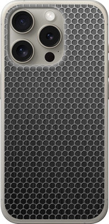 Чехол на iPhone 15 Pro Ячейки 243u-3096 (Черный)