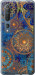 Чехол на Xiaomi Mi 10 Золотой узор 678u-1860 (Синий)