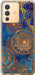 Чехол на Vivo V23 Золотой узор 678u-2642 (Синий)