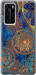 Чохол на Huawei P40 Золотий узор 678u-1840 (Синій)