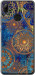Чехол на Huawei Nova 3 Золотой узор 678u-1535 (Синий)