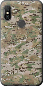 Чехол на Xiaomi Redmi Note 6 Pro Камуфляж v5 1201u-1551