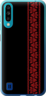 Чехол на ZTE Blade A7 2020 Вышиванка 53 2041u-2108 (Красный)