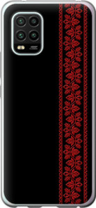 Чехол на Xiaomi Mi 10 Lite Вышиванка 53 2041u-1924 (Красный)