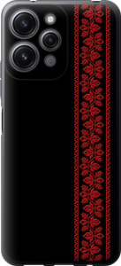 Чехол на Xiaomi Redmi 12 Вышиванка 53 2041u-3114 (Красный)