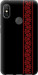 Чехол на Xiaomi Redmi Note 6 Pro Вышиванка 53 2041t-1551 (Красный)