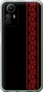 Чехол на Xiaomi Redmi Note 12S Вышиванка 53 2041u-3065 (Красный)
