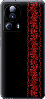 Чехол на Xiaomi 13 Lite Вышиванка 53 2041u-3017 (Красный)