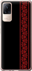 Чехол на Xiaomi Civi Вышиванка 53 2041u-2491 (Красный)