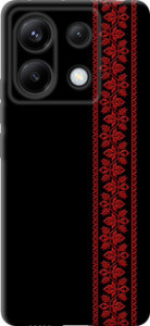 Чехол на Xiaomi Poco X6 Вышиванка 53 2041u-3678 (Красный)