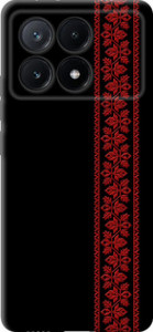 Чехол на Xiaomi Poco X6 PRO Вышиванка 53 2041u-3497 (Красный)