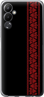 Чехол на Tecno Pova 4 LG7n Вышиванка 53 2041u-2967 (Красный)
