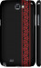 Чехол на Samsung Galaxy Note 2 N7100 Вышиванка 53 2041m-17 (Красный)