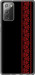 Чехол на Samsung Galaxy Note 20 Вышиванка 53 2041u-2036 (Красный)