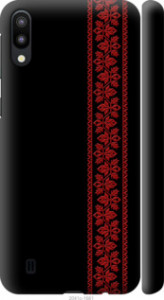 Чехол на Samsung Galaxy M10 Вышиванка 53 2041m-1661 (Красный)