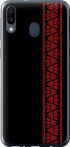 Чехол на Samsung Galaxy M20 Вишиванка 53 2041t-1660 (Червоний)