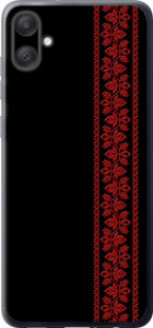Чехол на Samsung Galaxy A05 Вышиванка 53 2041u-3355 (Красный)