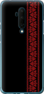 Чехол на OnePlus 7T Pro Вышиванка 53 2041u-1810 (Красный)
