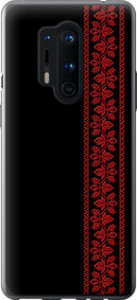 Чехол на OnePlus 8 Pro Вышиванка 53 2041u-1896 (Красний)
