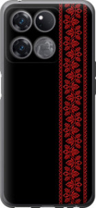 Чехол на OnePlus Ace Racing Вышиванка 53 2041u-2955 (Красный)