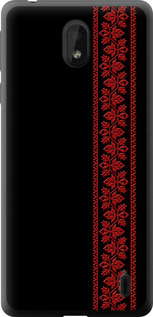 Чехол на Nokia 1 Plus Вышиванка 53 2041u-1677 (Красный)