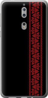 Чехол на Nokia 8 Вышиванка 53 2041u-1115 (Красный)