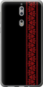 Чехол на Nokia 8 Вышиванка 53 2041u-1115 (Красный)
