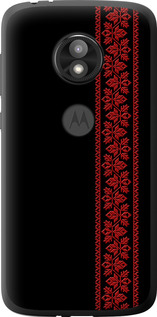 Чохол на Motorola Moto E5 Play Вишиванка 53 2041u-1429 (Червоний)