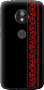 Чохол на Motorola Moto E5 Play Вишиванка 53 2041u-1429 (Червоний)