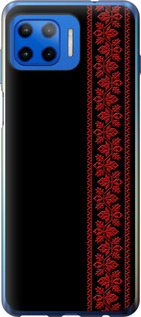 Чехол на Motorola Moto G Plus Вышиванка 53 2041u-2202 (Красный)