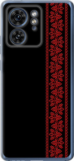 Чохол на Motorola Edge 40 Вишиванка 53 2041u-3335 (Червоний)