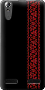 Чохол на Lenovo A6000 Вишиванка 53 2041u-103 (Червоний)