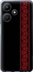 Чехол на Infinix Hot 30i Вишиванка 53 2041u-3045 (Червоний)