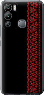 Чохол на Infinix Hot 12i Вишиванка 53 2041u-2863 (Червоний)