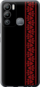 Чохол на Infinix Hot 12i Вишиванка 53 2041u-2863 (Червоний)