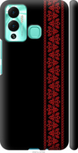 Чехол на Infinix Hot 12 Play Вышиванка 53 2041m-2759 (Красный)