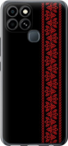 Чехол на Infinix Smart 6 Вишиванка 53 2041u-2758 (Червоний)