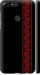 Чехол на Huawei Y7 Prime 2018 Вышиванка 53 2041m-1509 (Красный)