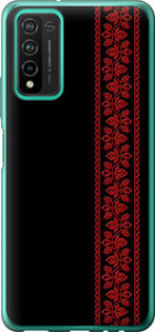 Чехол на Huawei Honor 10X Lite Вышиванка 53 2041u-2198 (Красный)