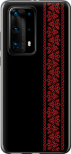 Чехол на Huawei P40 Pro Plus Вышиванка 53 2041u-1917 (Красный)