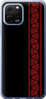 Чехол на Huawei Nova Y61 Вышиванка 53 2041u-2983 (Красный)