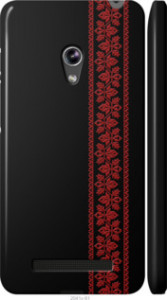 Чохол на Asus Zenfone 5 Вишиванка 53 2041m-81 (Червоний)