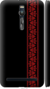 Чехол на Asus Zenfone 2 ZE551ML Вышиванка 53 2041m-122 (Красный)