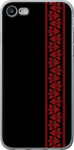 Чехол на iPhone SE 2022 Вишиванка 53 2041t-3737 (Червоний)