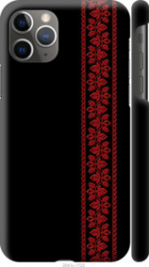 Чехол на iPhone 11 Pro Max Вишиванка 53 2041c-1723 (Червоний)