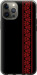 Чехол на iPhone 12 Pro Max Вышиванка 53 2041t-2054 (Красный)